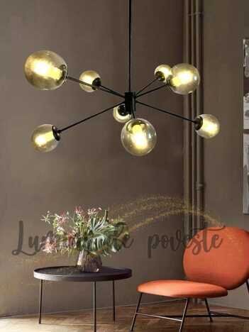 Candelabru Globo Glass 8, 8 surse de iluminare